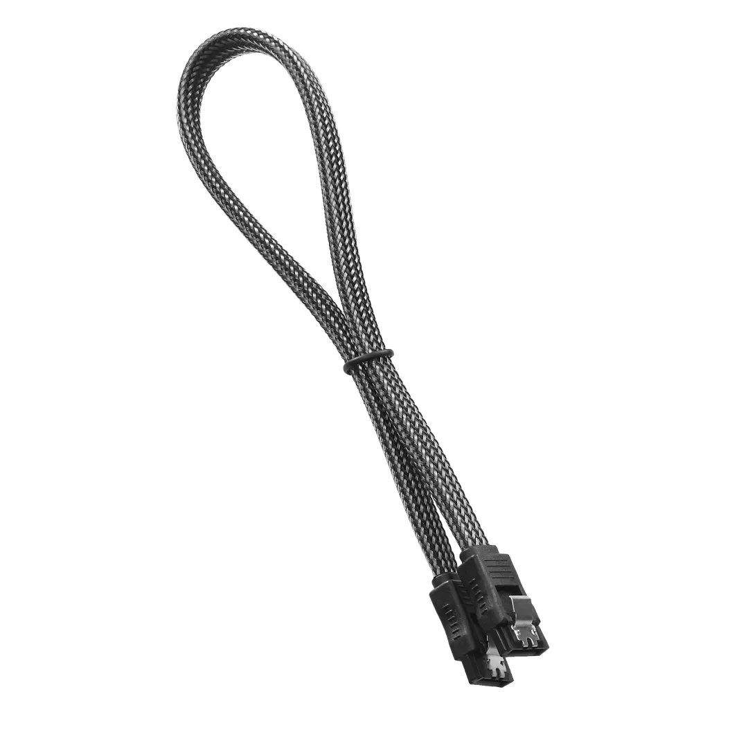 CableMod ModMesh SATA 3 Cable 30cm - carbon