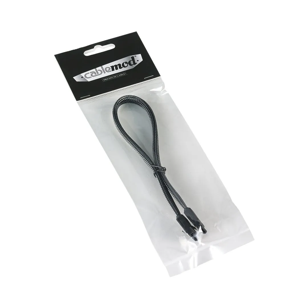 CableMod ModMesh SATA 3 Cable 30cm - carbon