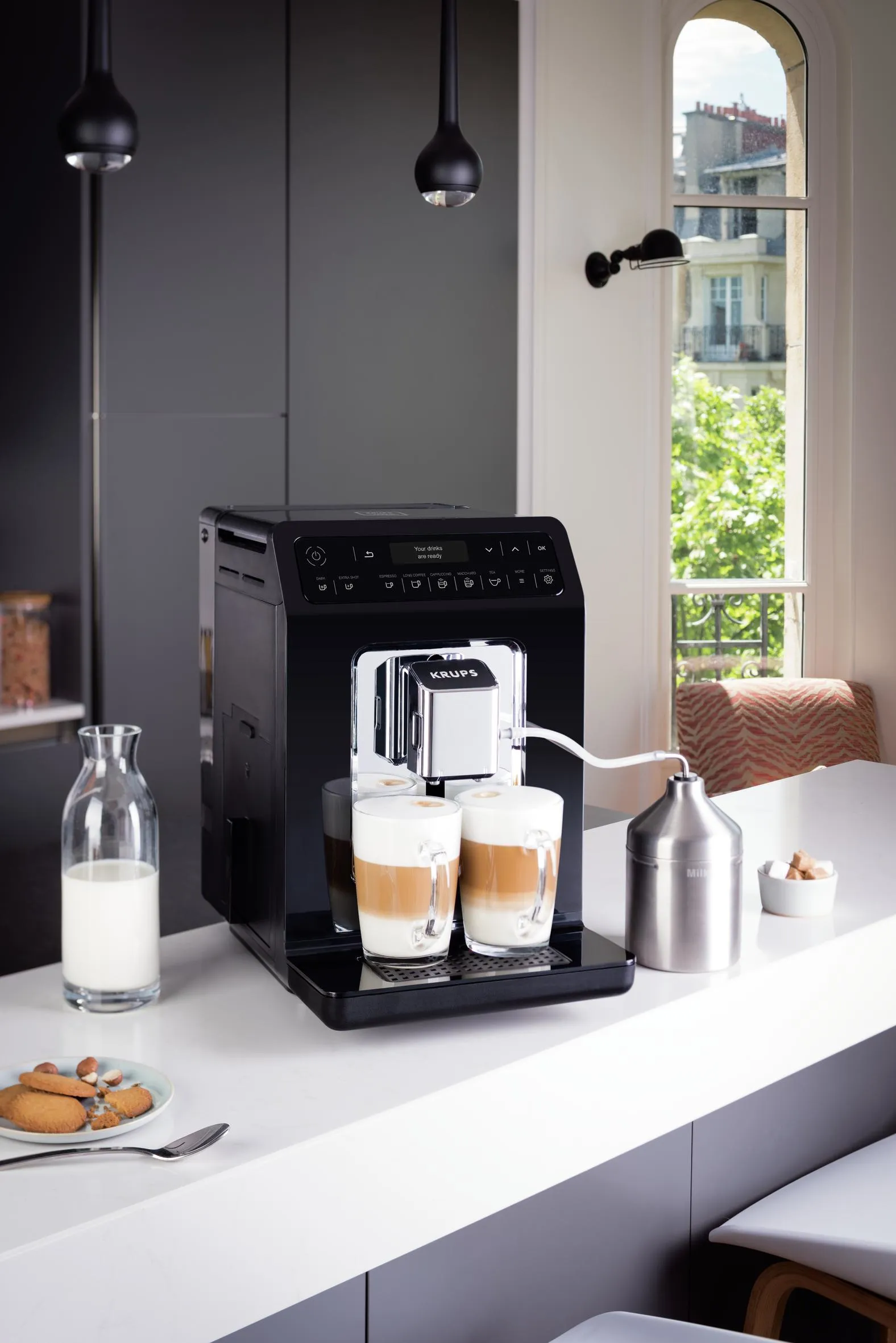 Krups evidence EA8918 -espressokone, musta