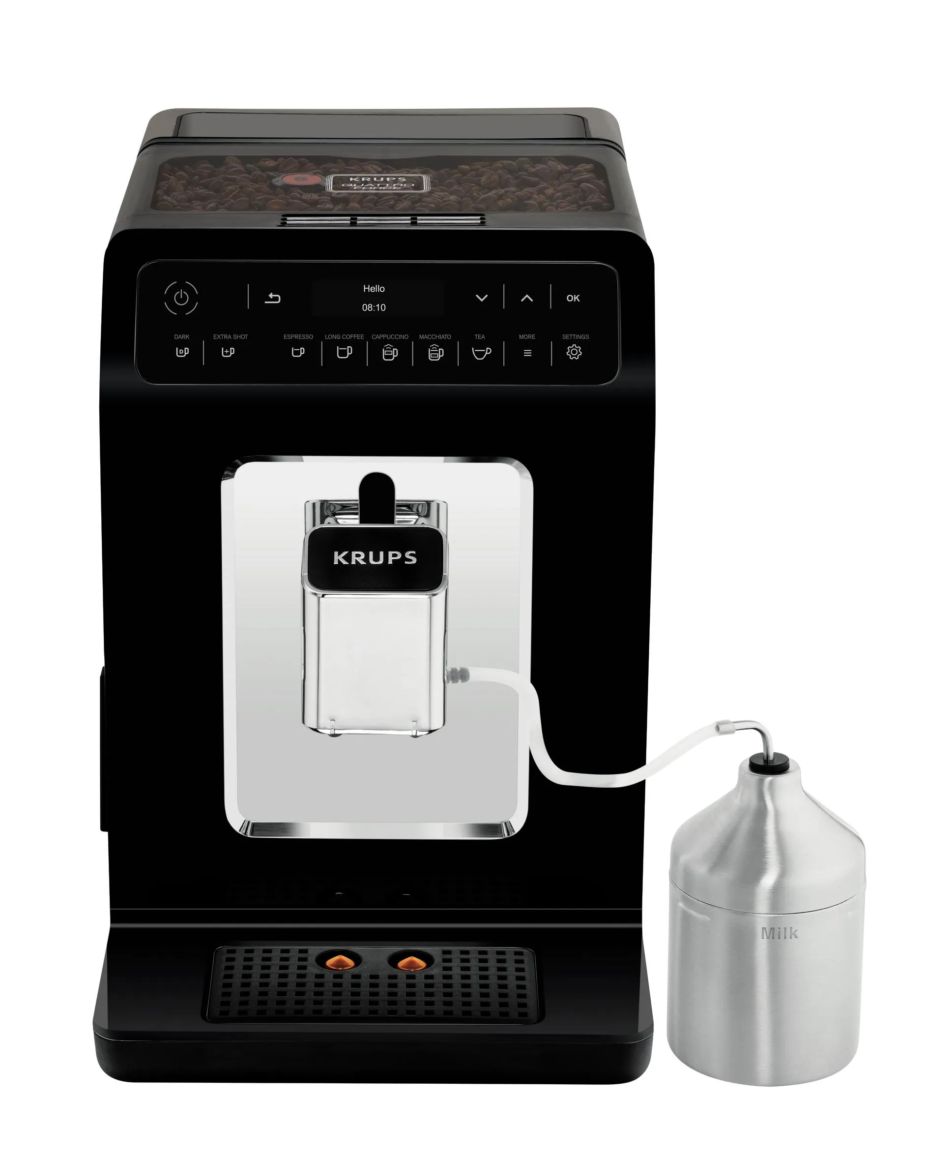 Krups Evidence EA8918 Fully Automatic Espresso Machine, Black
