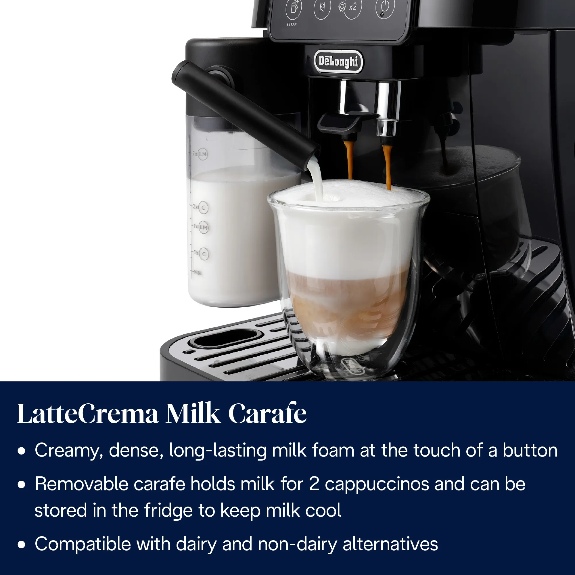De'Longhi Magnifica Start ECAM220.60.B Fully Automatic Espresso Machine, Black