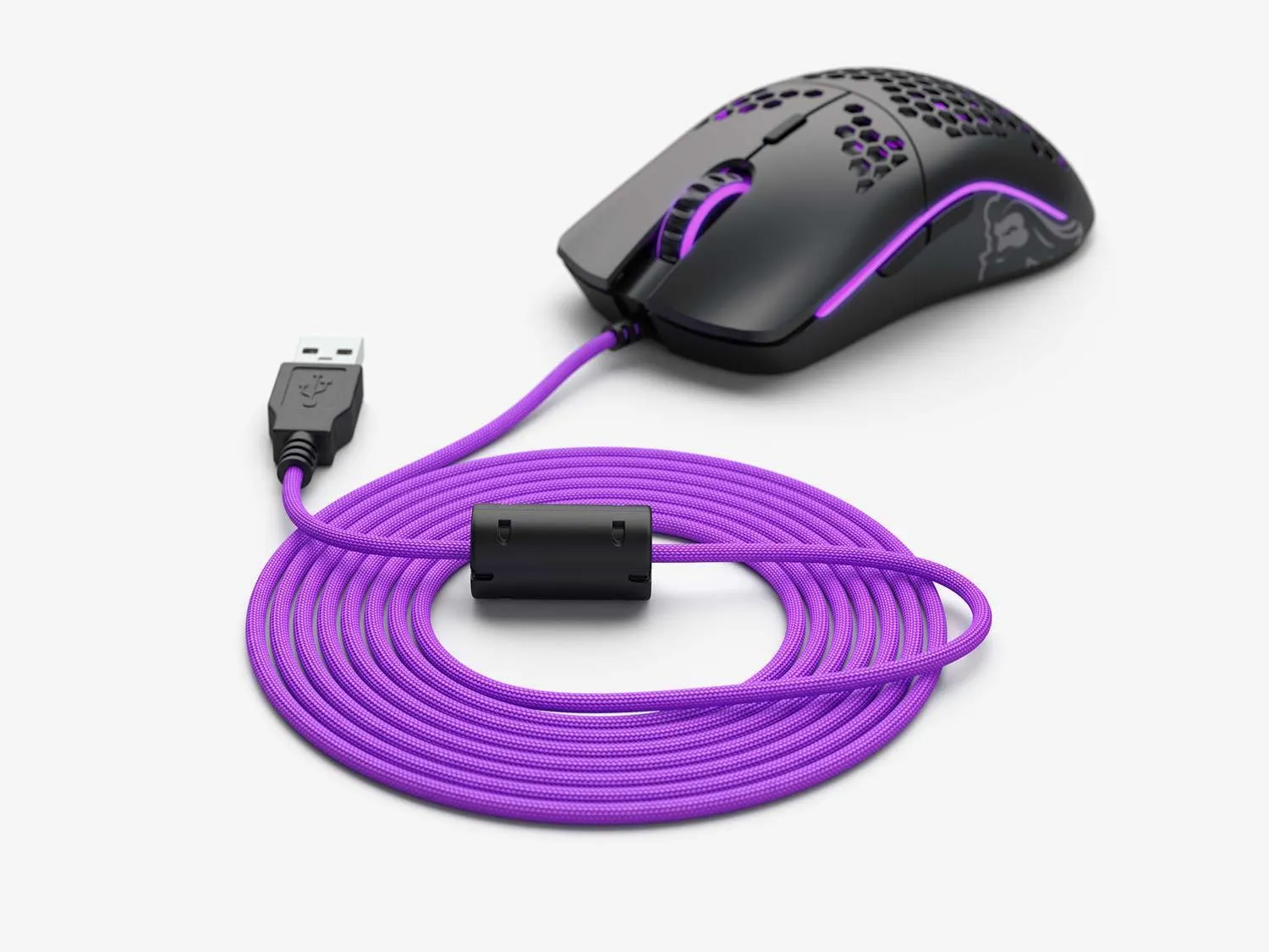 Glorious Ascended Cable V2 -hiiren kaapeli, 2 m, purppura