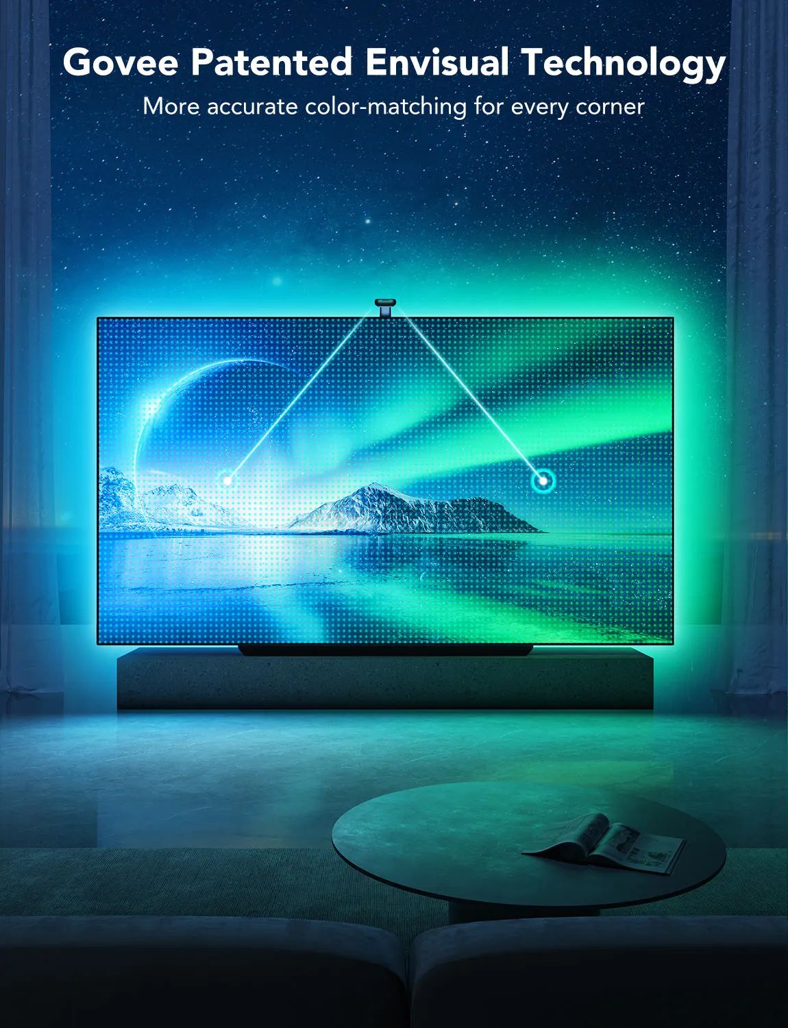 Govee Envisual TV Backlight T2 with Dual Cameras  (75~85 inch)