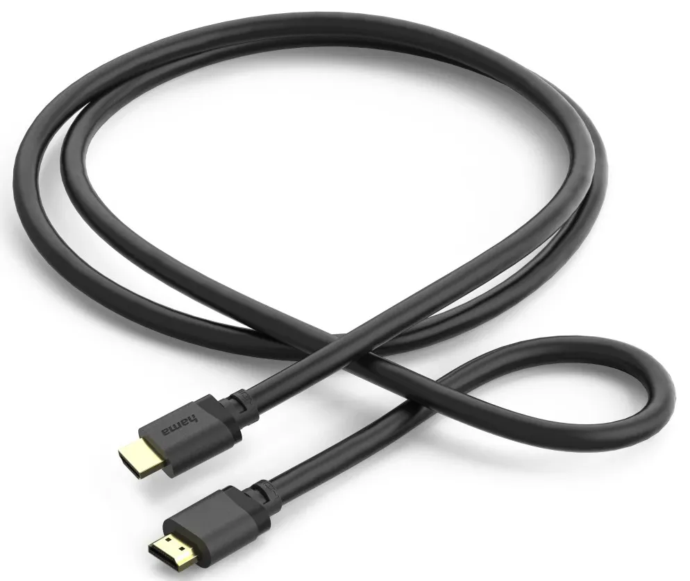 Hama HA-00202028 HDMI cable, 8K, 60 Hz, HDR, Ethernet, 2 m, Black