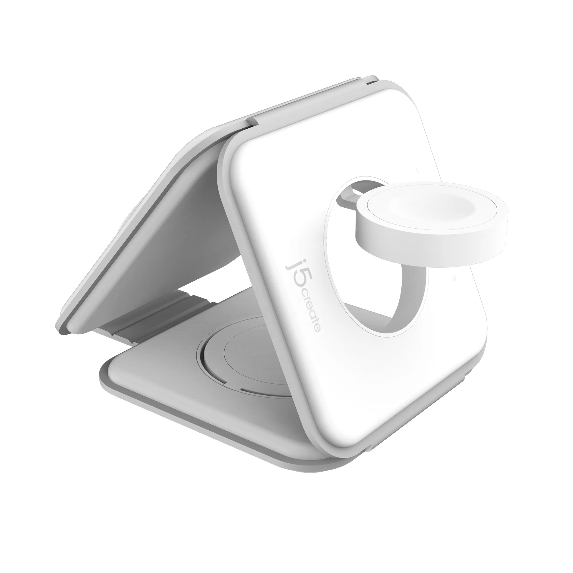 J5create Qi2 3-in-1 Magnetic Travel - Wireless Charging Station