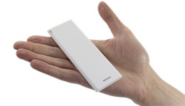 Deltaco 3600mAh - Power bank, White