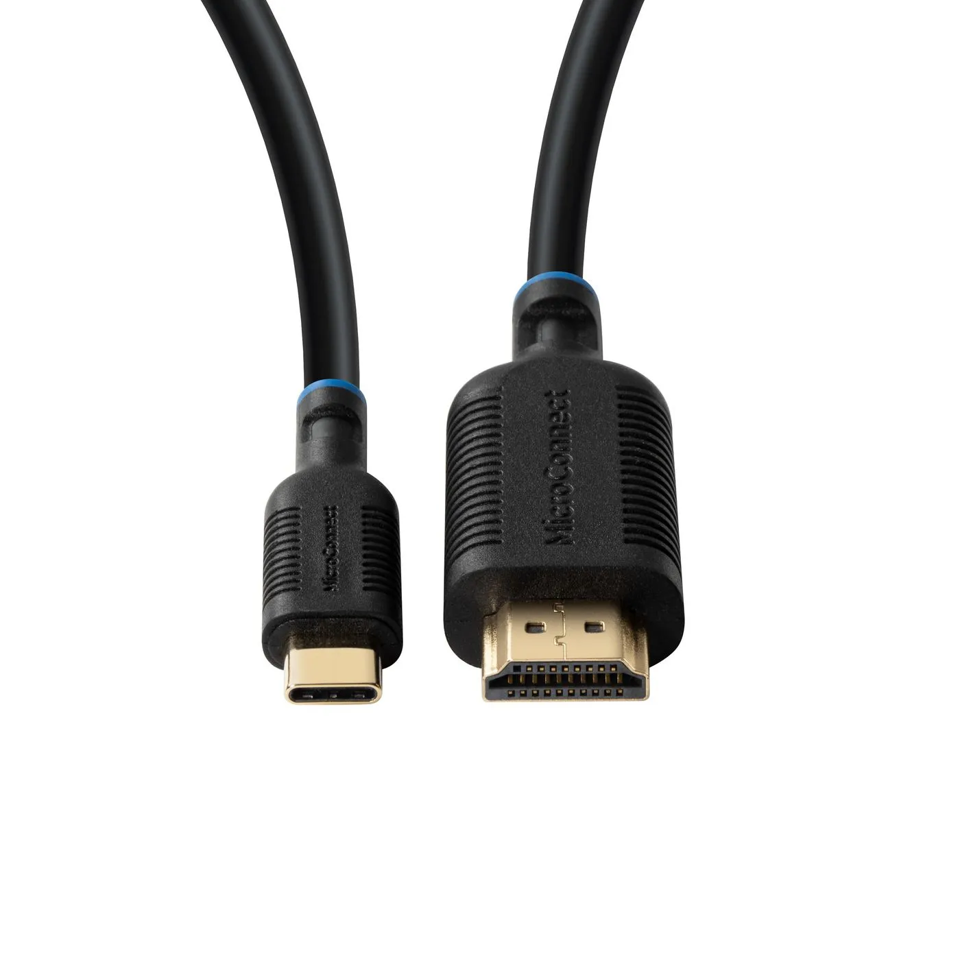 MicroConnect USB-C - HDMI 2.0 -kaapeli, Musta, 3m
