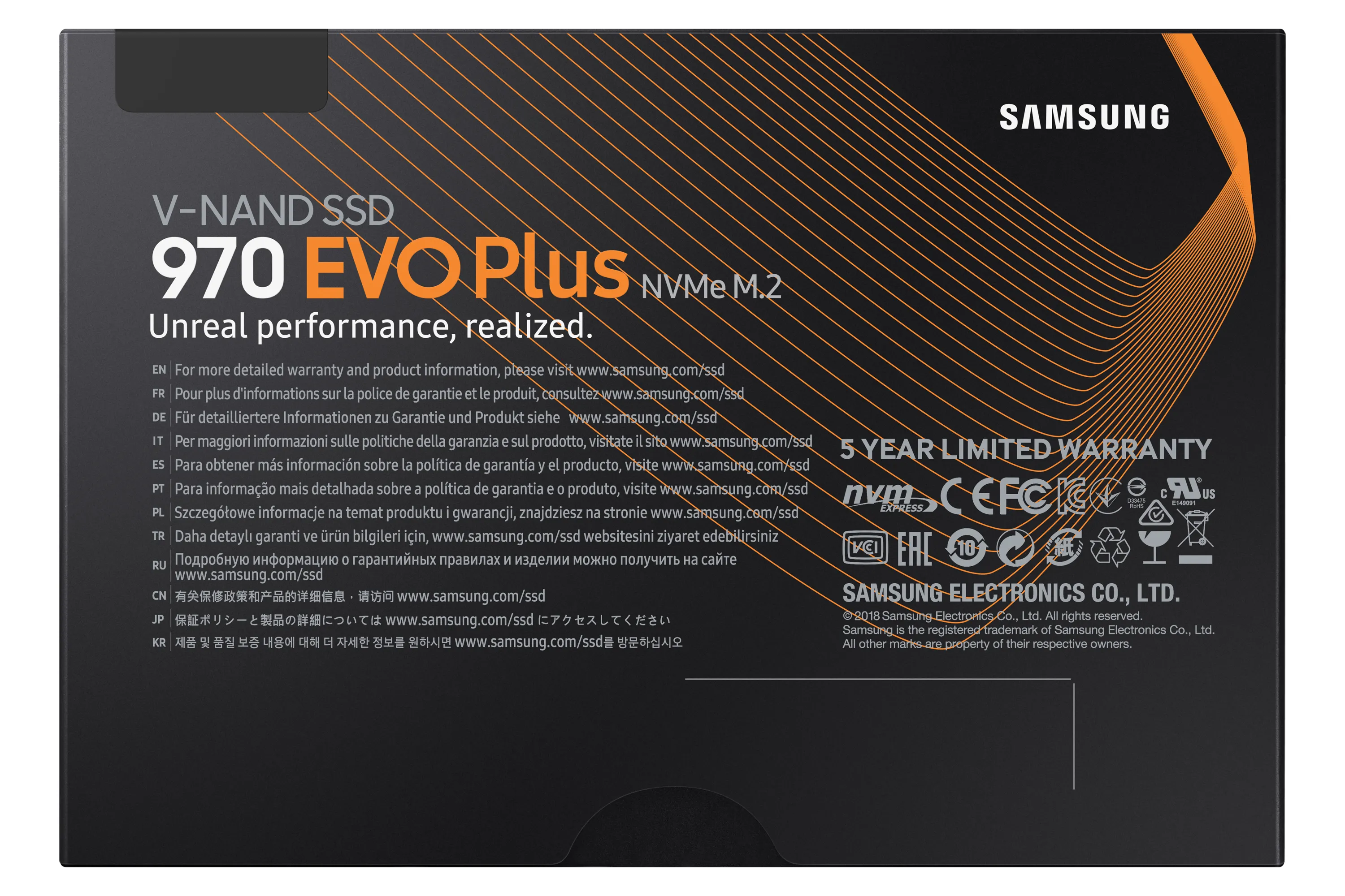 Samsung 970 EVO Plus 1 Tt, PCIe 3.0, M.2 -SSD-levy