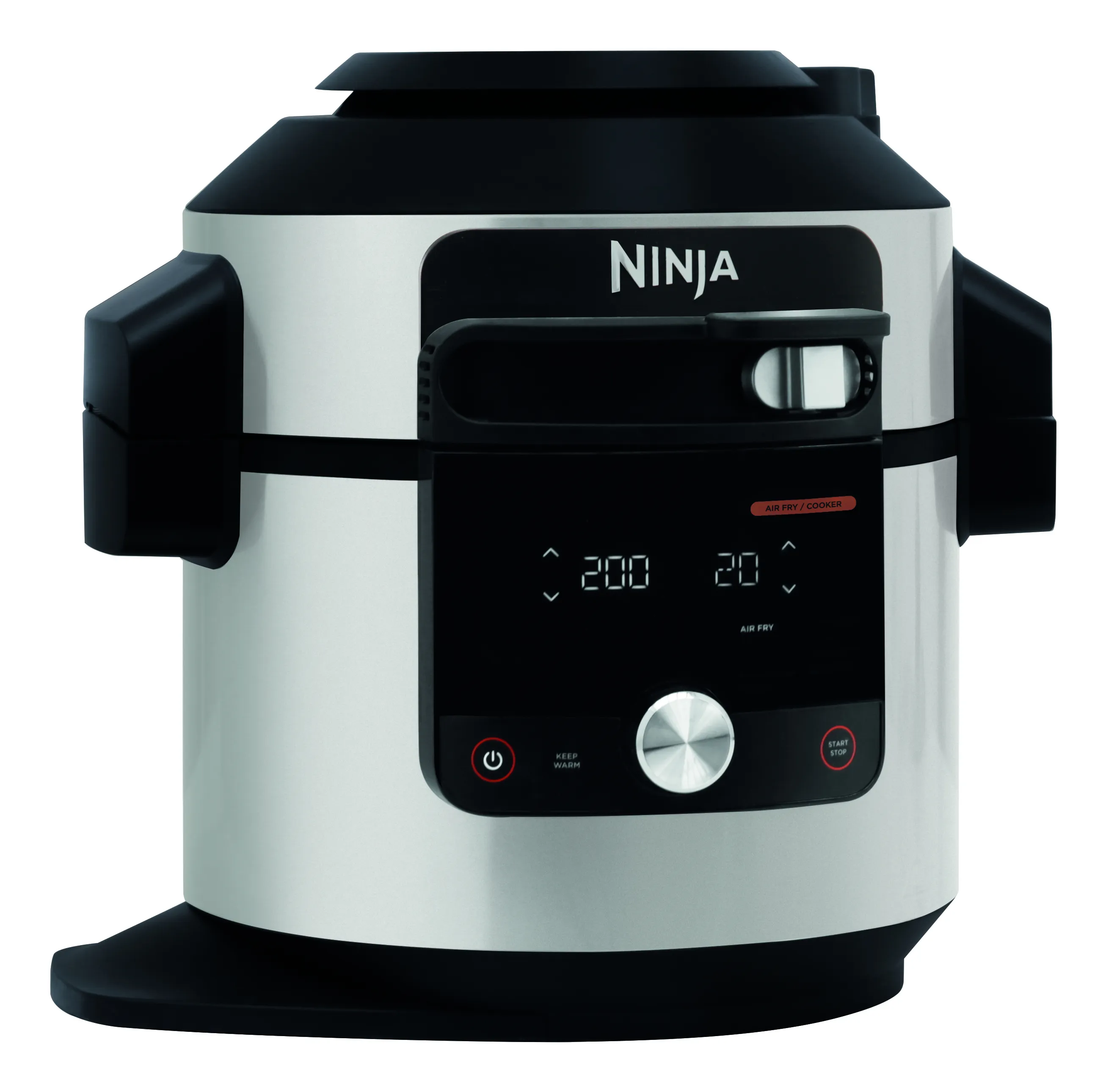 Ninja Foodi MAX SmartLid OL750EU Multicooker, 7.5 L, 1760 W, Black/Stainless steel