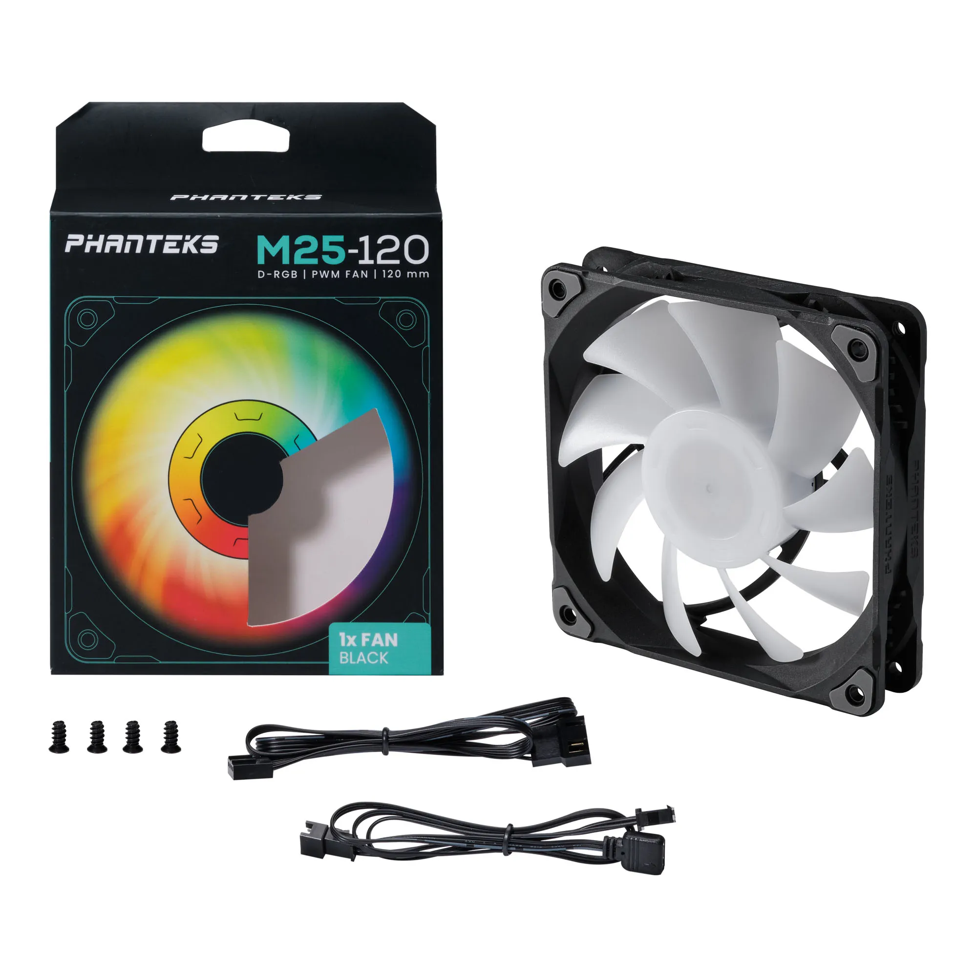Phanteks M25 PWM, DRGB, 120mm - case fan, black