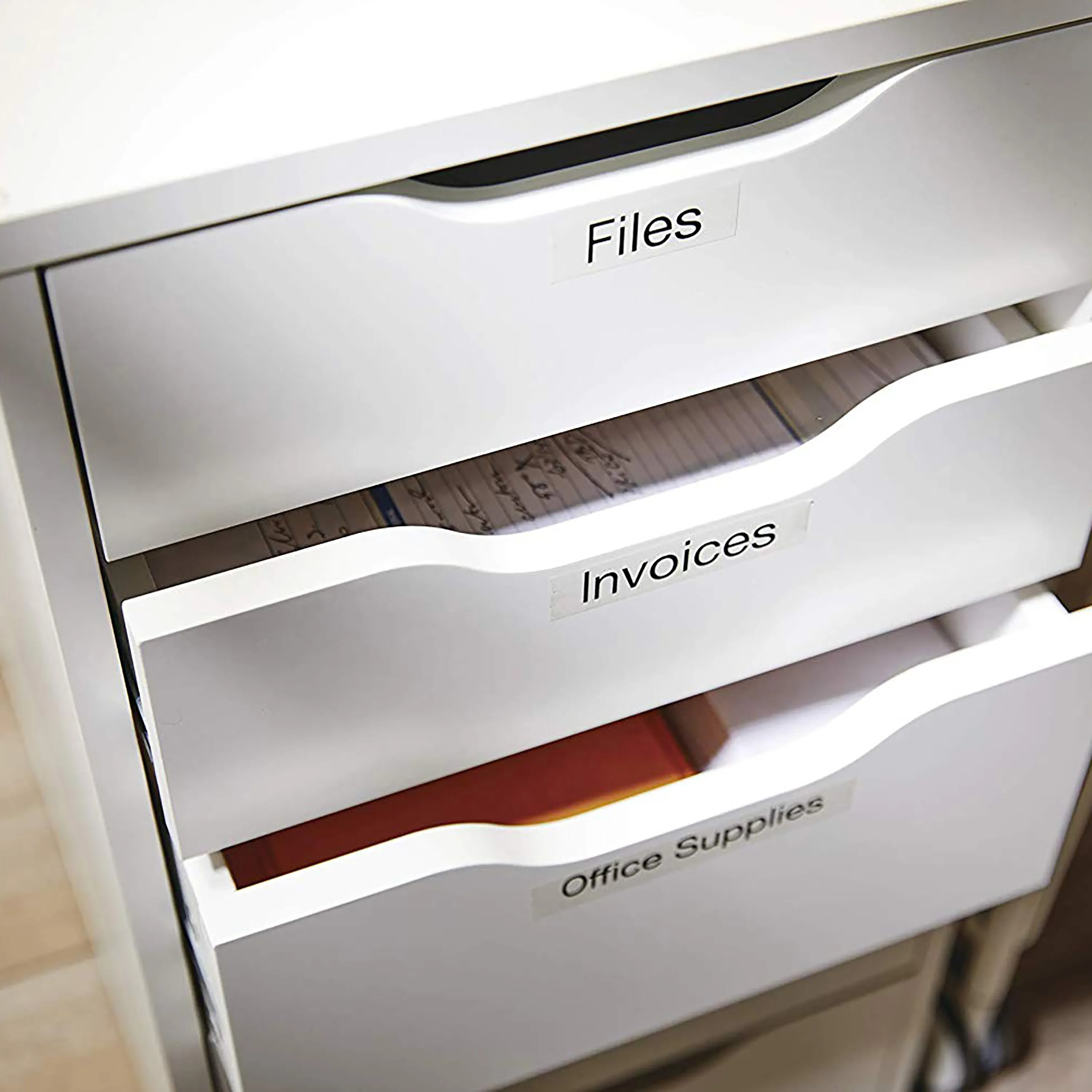 DYMO D1 m&auml;rktejp standard 19mm, svart p&aring; transparent, 7m rulle (4580