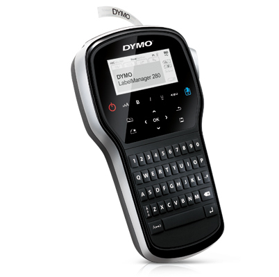 DYMO LabelManager 280 qwerty 12mm D1 LCD-display