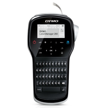 DYMO LabelManager 280 qwerty 12mm D1 LCD-display