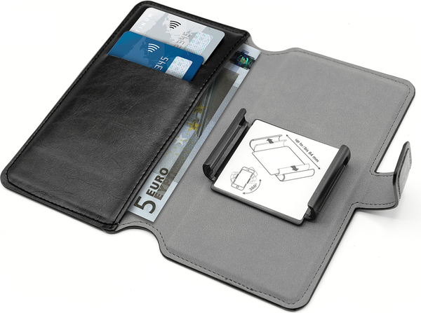 Uni XL Ecoleather Case Adjustable SlideHolder Blk