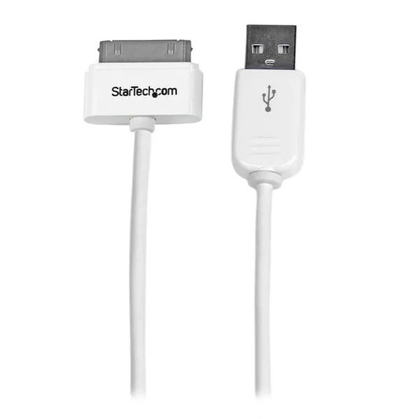 Startech  USB-A - Apple 30-pin - kabel, 1 m, Vit
