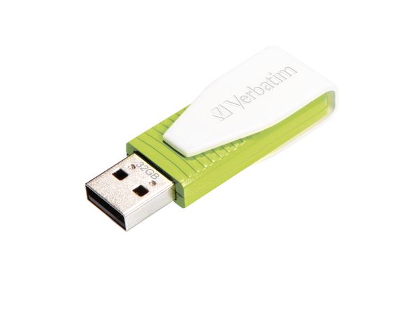 Verbatim 32GB STORE N GO Swivel USB 2.0 - memory stick, Green