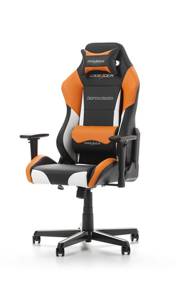 DXRacer Drifting - Spelstol - Orange Svart Vit