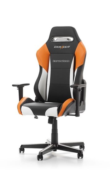 DXRacer Drifting - Spelstol - Orange Svart Vit