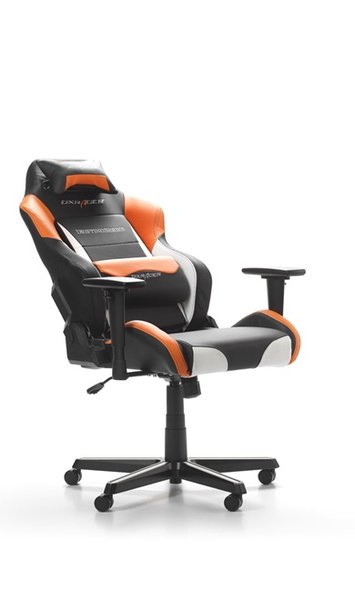 DXRacer Drifting - Spelstol - Orange Svart Vit
