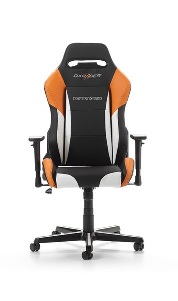 DXRacer Drifting - Spelstol - Orange Svart Vit