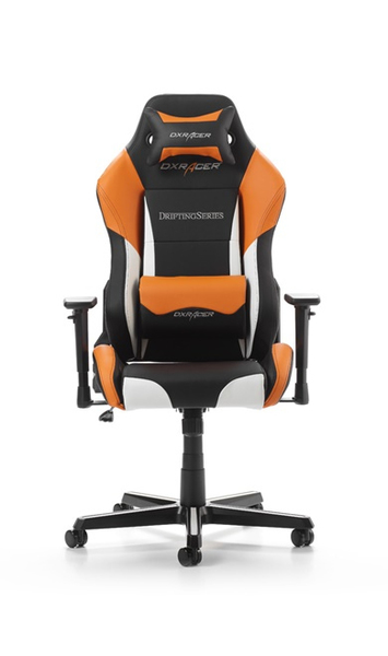 DXRacer Drifting - Spelstol - Orange Svart Vit