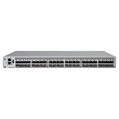 HPE SN6000B 16Gb 48-port/48-port Active Power Pack+ Fibre Channel Switch - Kytkin - Hallinnoitu - 48 x SFP+ - r&auml;kkiin asennettava