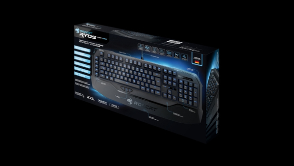 Roccat Ryos MK Pro - Cherry MX Red Backlit Mechanical - Gaming Keyboard