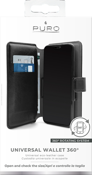 Uni XL Ecoleather Case Adjustable SlideHolder Blk
