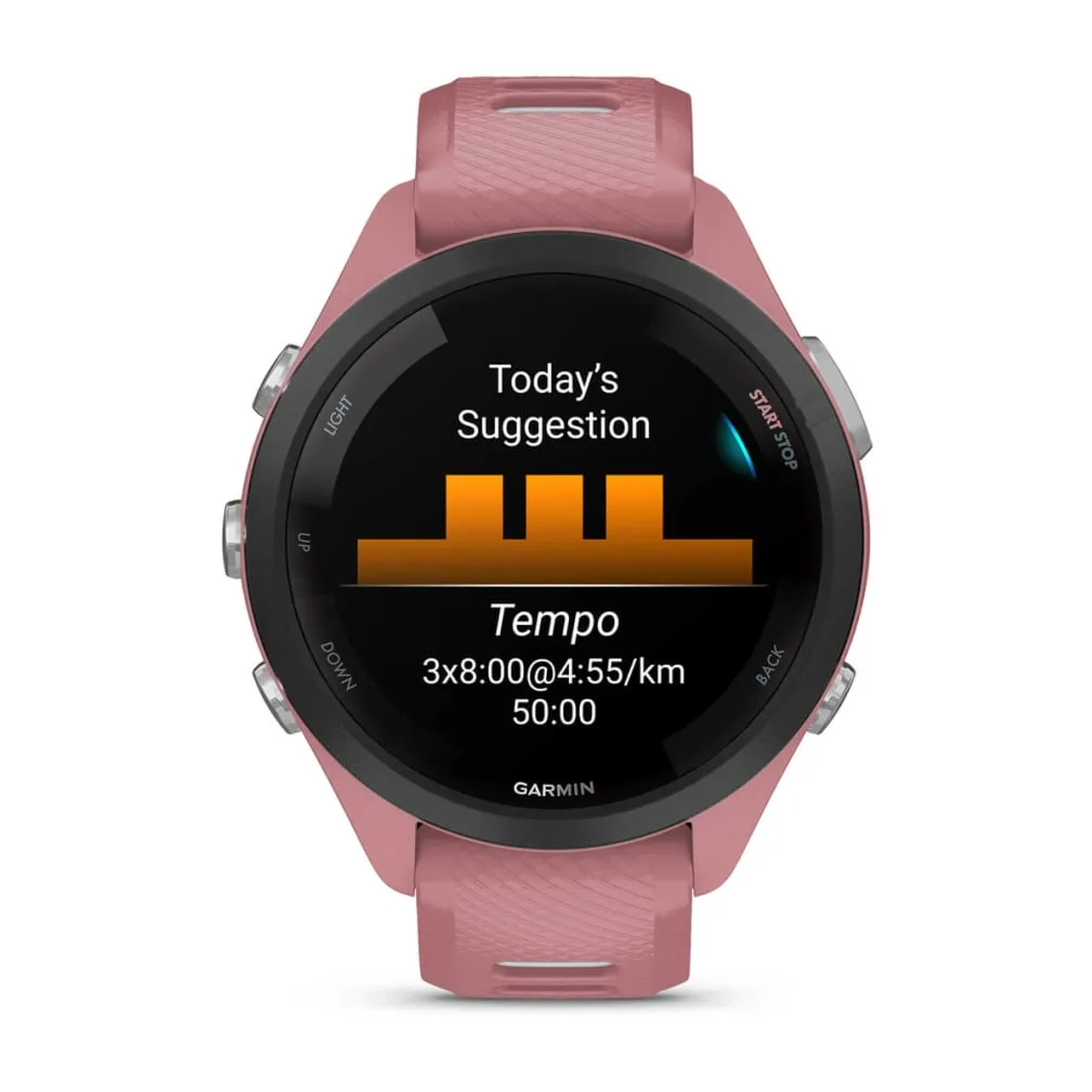 Garmin Forerunner 265s Music -urheilukello, pinkki