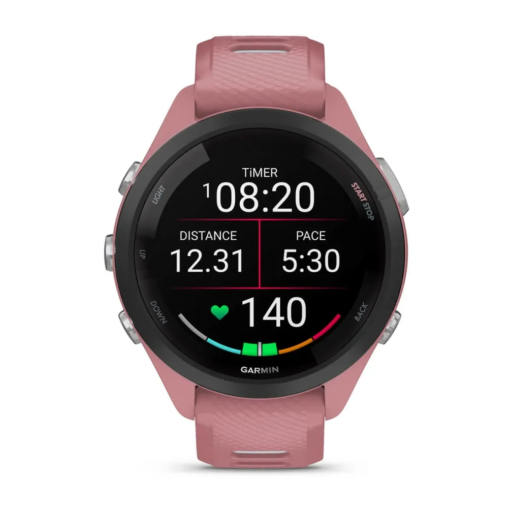 Garmin Forerunner 265s Music -urheilukello, pinkki