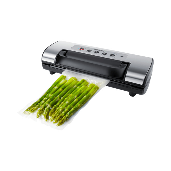 Steba VK 12 Double Seal Vacuum Sealer, Black / Stainless steel