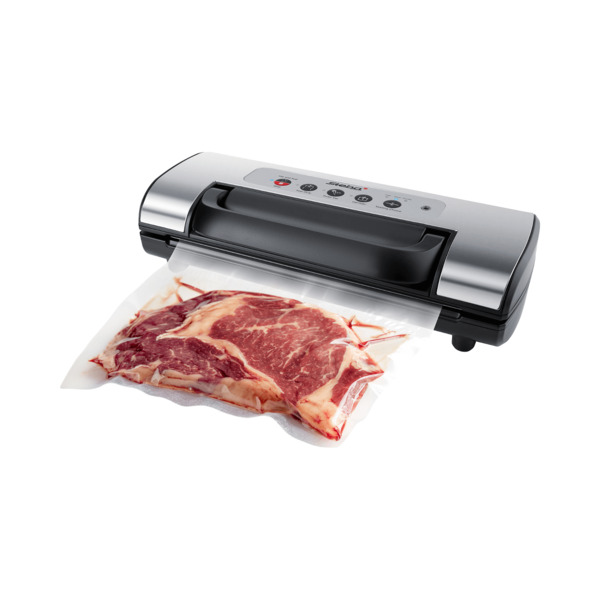 Steba VK 12 Double Seal Vacuum Sealer, Black / Stainless steel