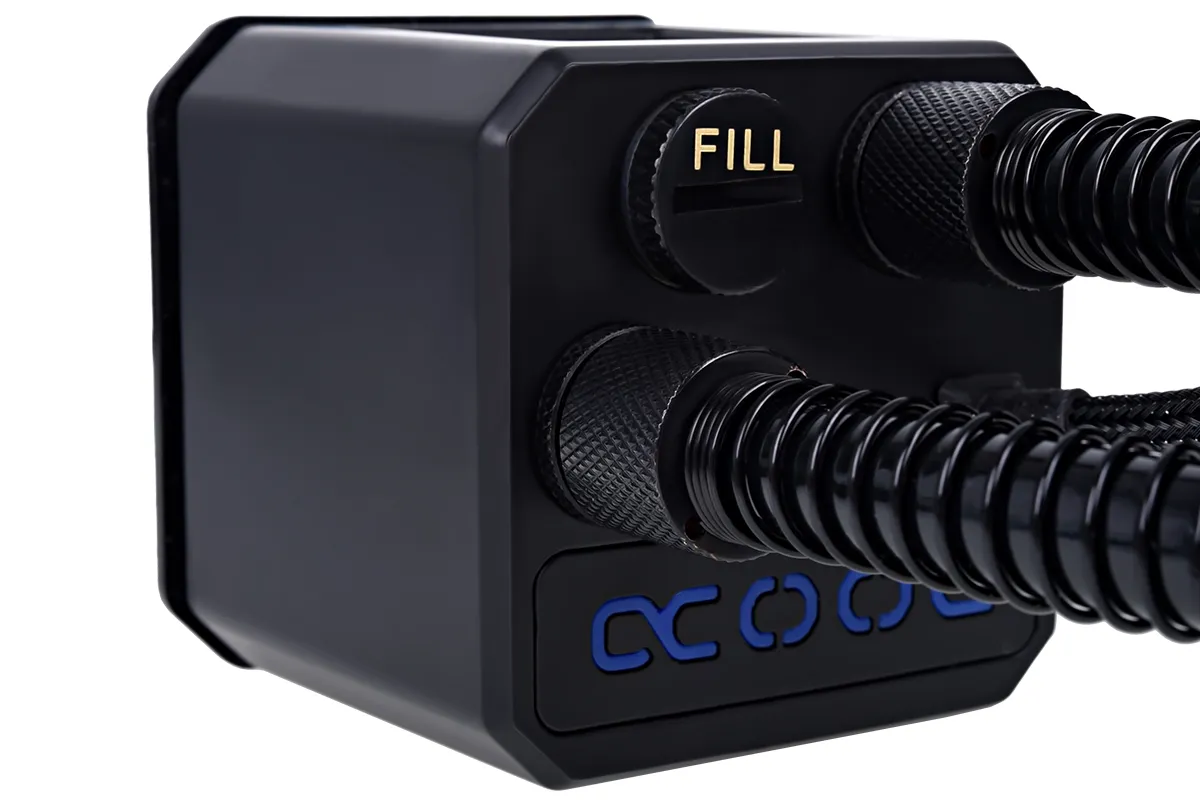 Alphacool Eisbaer 360 CPU Liquid Cooler, 3 x 120 mm, Black
