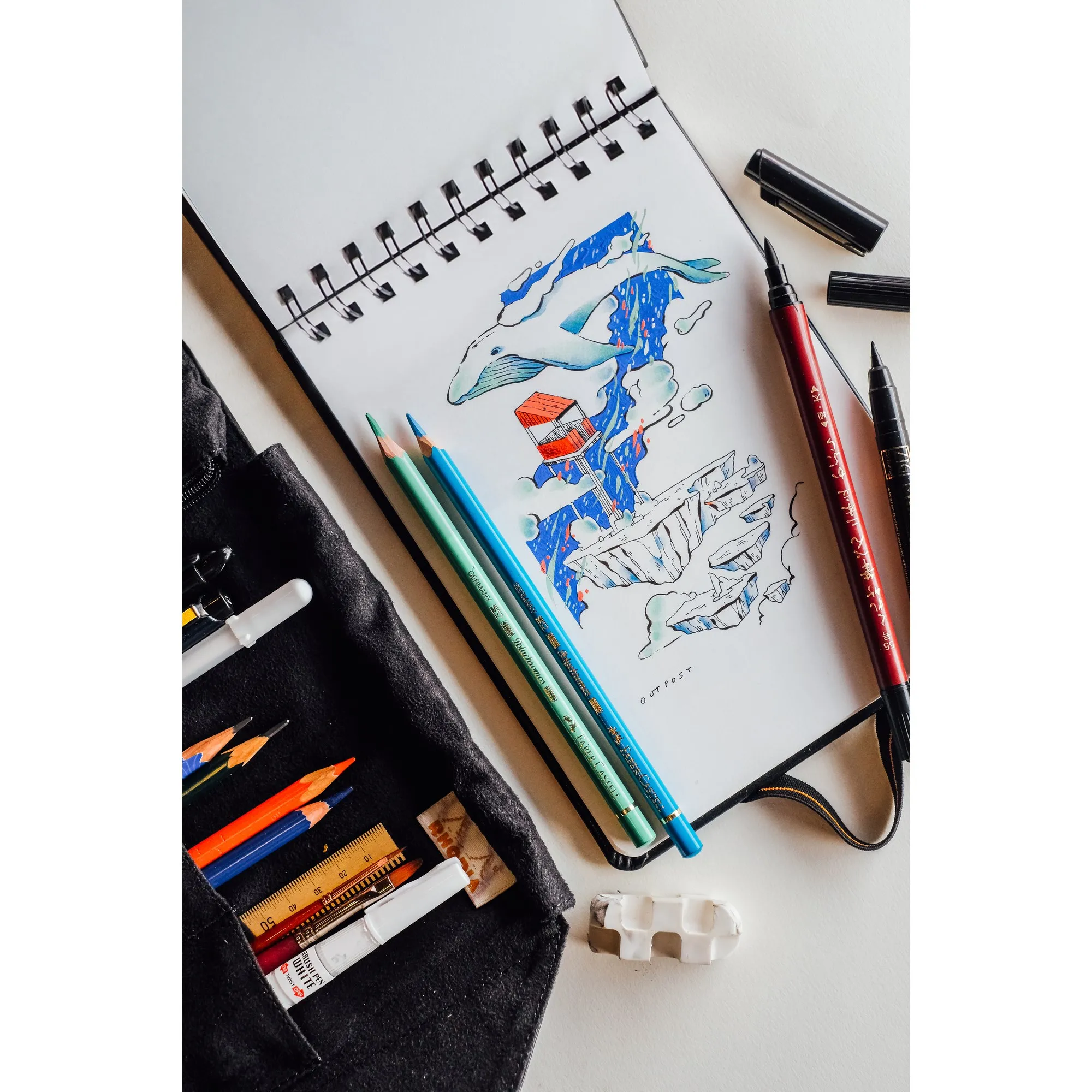 Rhodia T Mixed Media WB A4 landscape