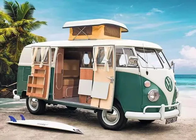 Ravensburger Volkswagen T1 CamperVan - puzzle, 1000 pcs