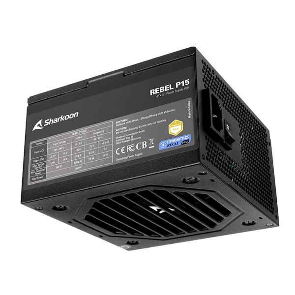 Sharkoon Rebel P15 850W - n&auml;taggregat, Cybenetics Gold