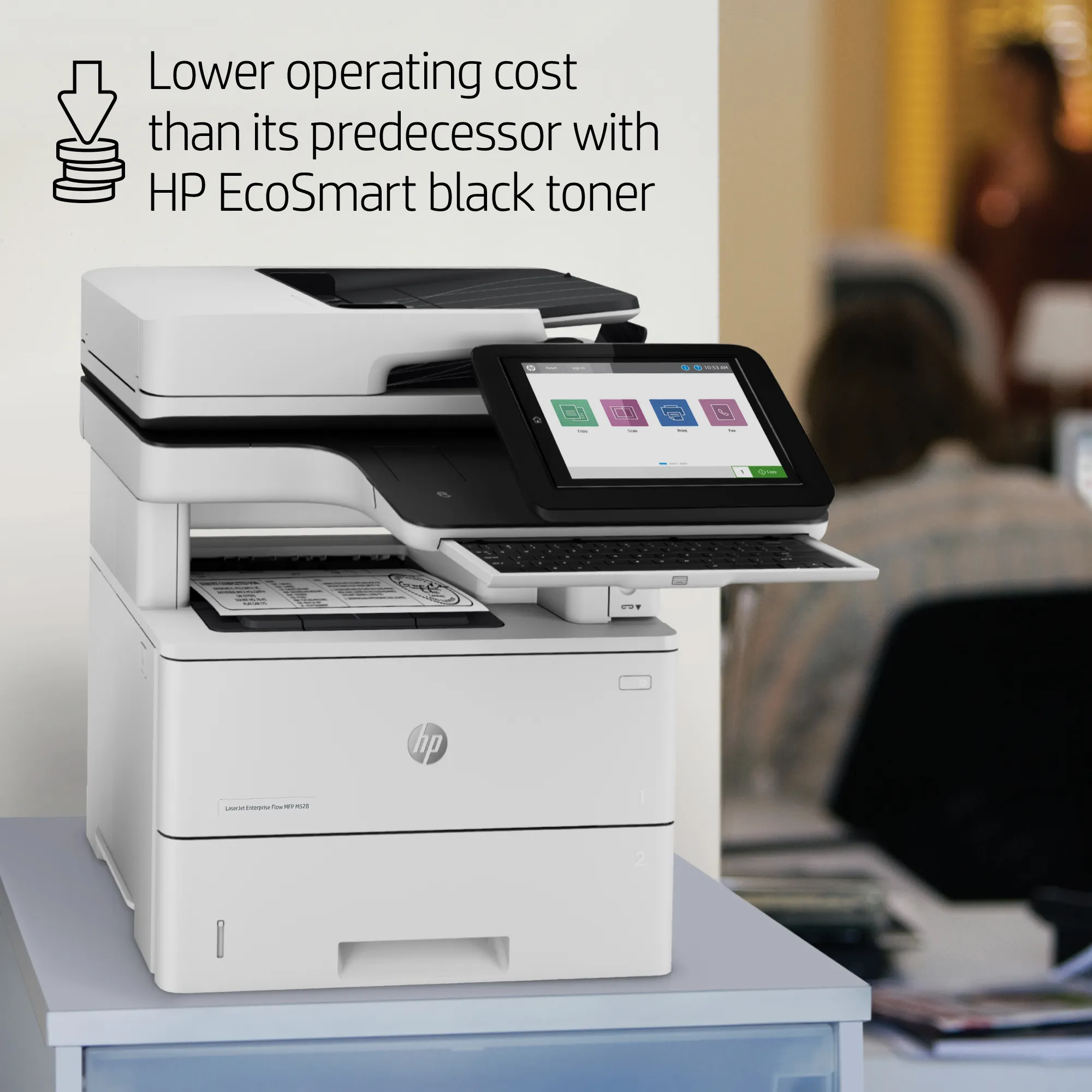 HP LaserJet M528z Duplex, LAN, A4 -mustavalkolasertulostin