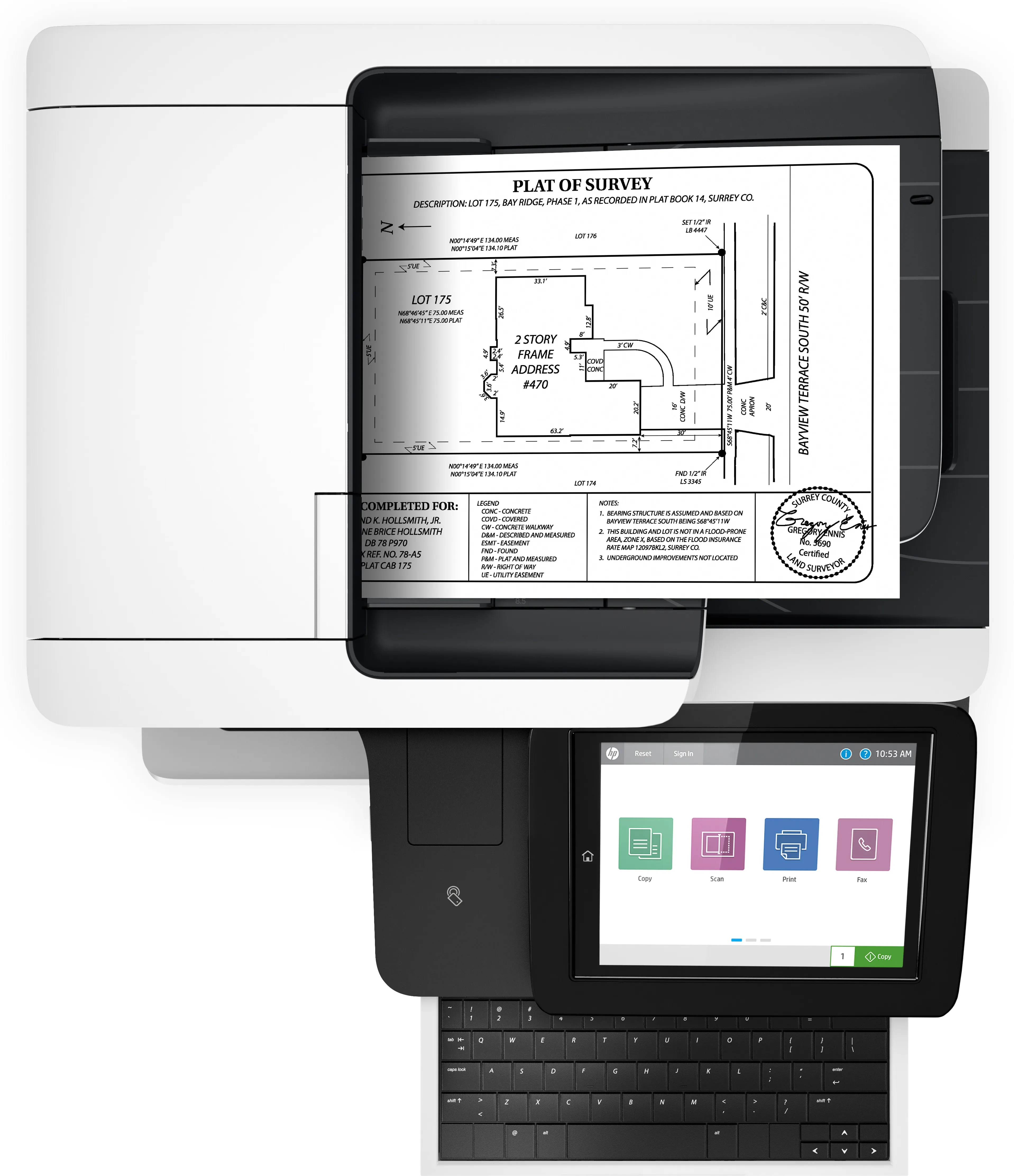 HP LaserJet M528z Duplex, LAN, A4 -mustavalkolasertulostin