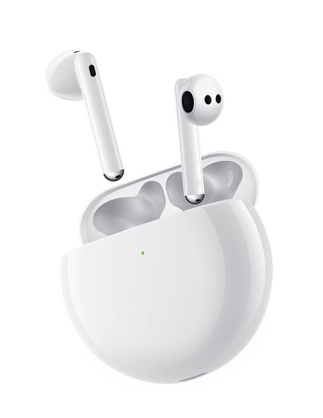 Huawei FreeBuds 4 tr&aring;dl&ouml;sa in-ear h&ouml;rlurar, ceramic white