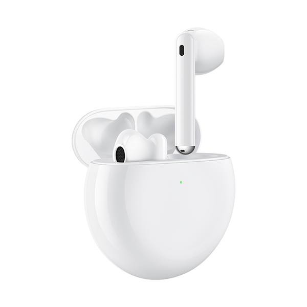 Huawei FreeBuds 4 tr&aring;dl&ouml;sa in-ear h&ouml;rlurar, ceramic white