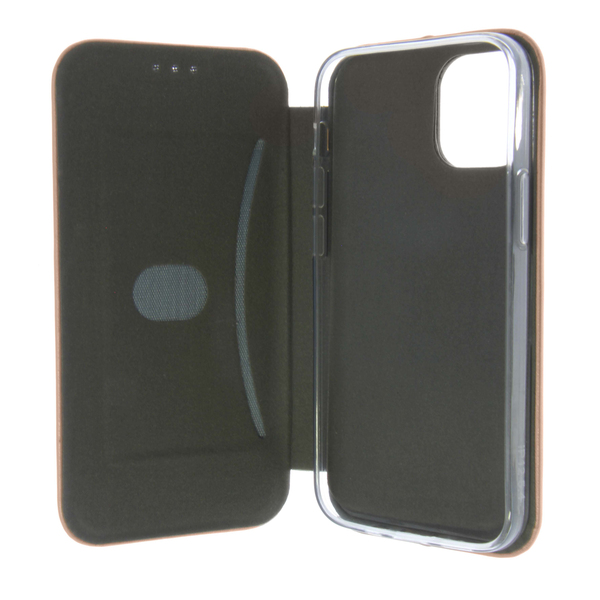 Insmat Folio Case, iPhone 12 / 12 Pro - pl&aring;nboksfodral, Rosa