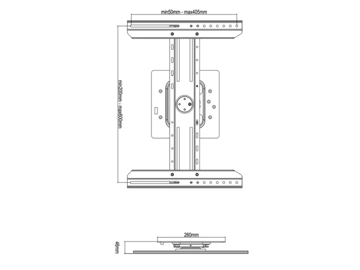 Multibrackets  Digital Signage Wallmount Black