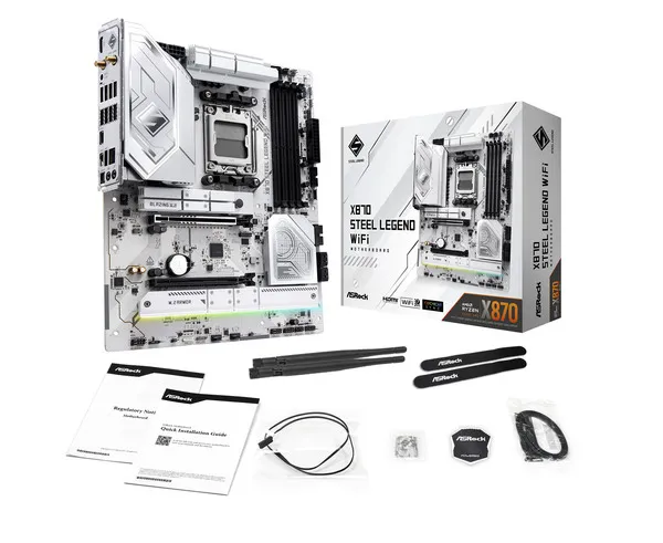 ASRock X870 Steel Legend WiFi AM5 ATX - motherboard