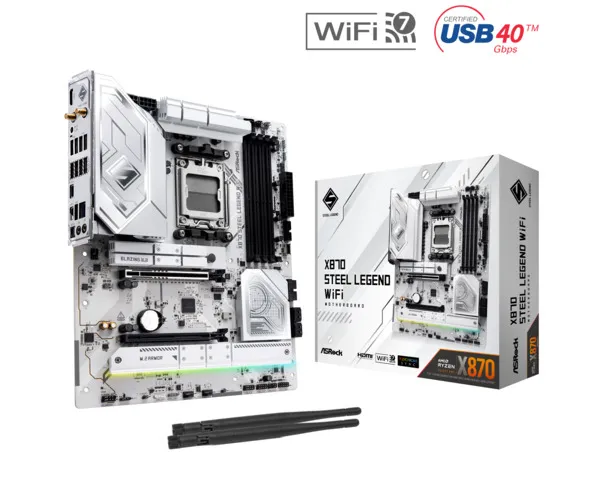 ASRock X870 Steel Legend WiFi AM5 ATX - motherboard