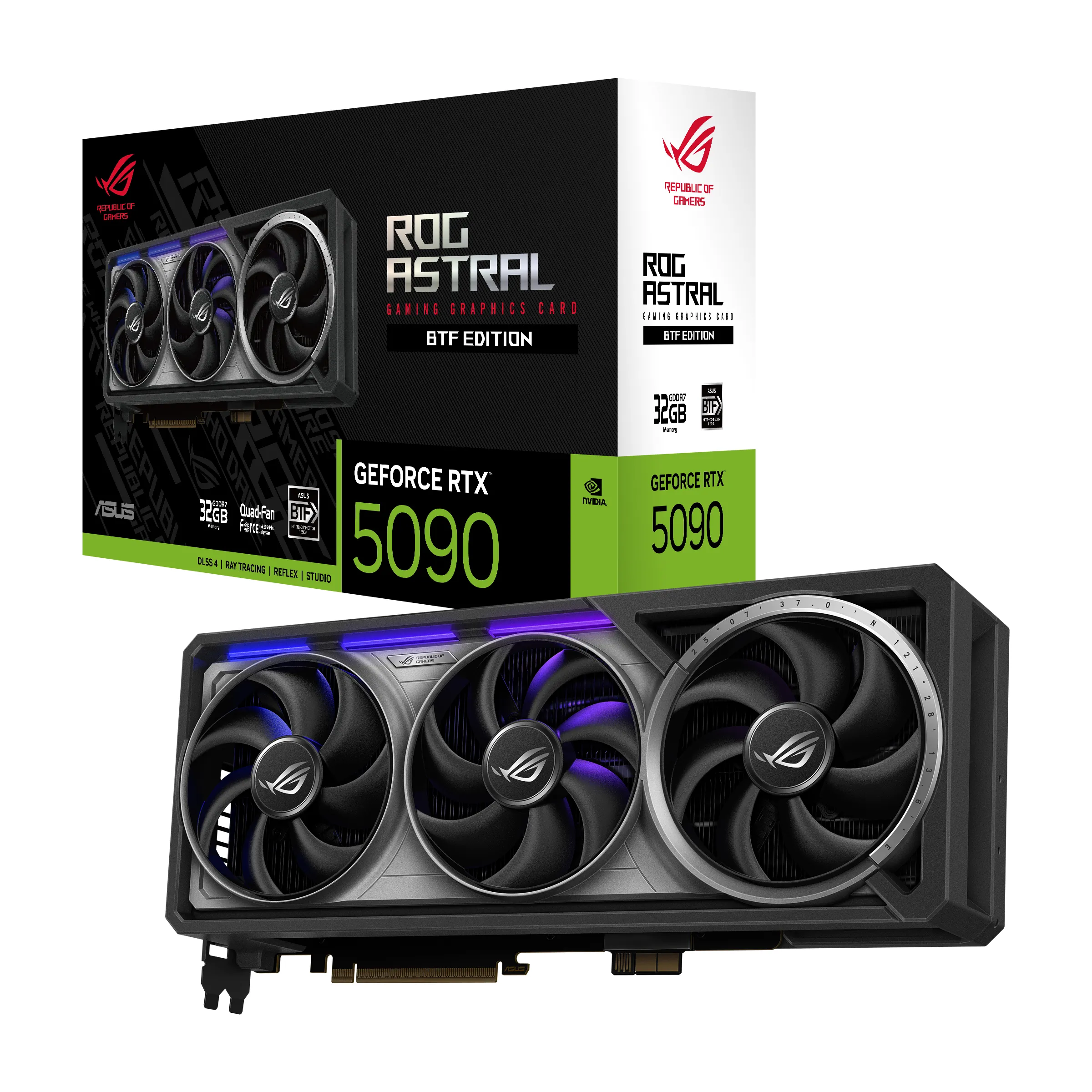 Asus GeForce RTX 5090 Astral BTF Gaming 32 GB -n&auml;yt&ouml;nohjain