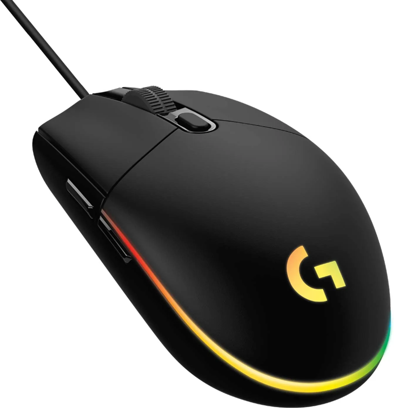 Logitech G203 LIGHTSYNC -langallinen pelihiiri, musta