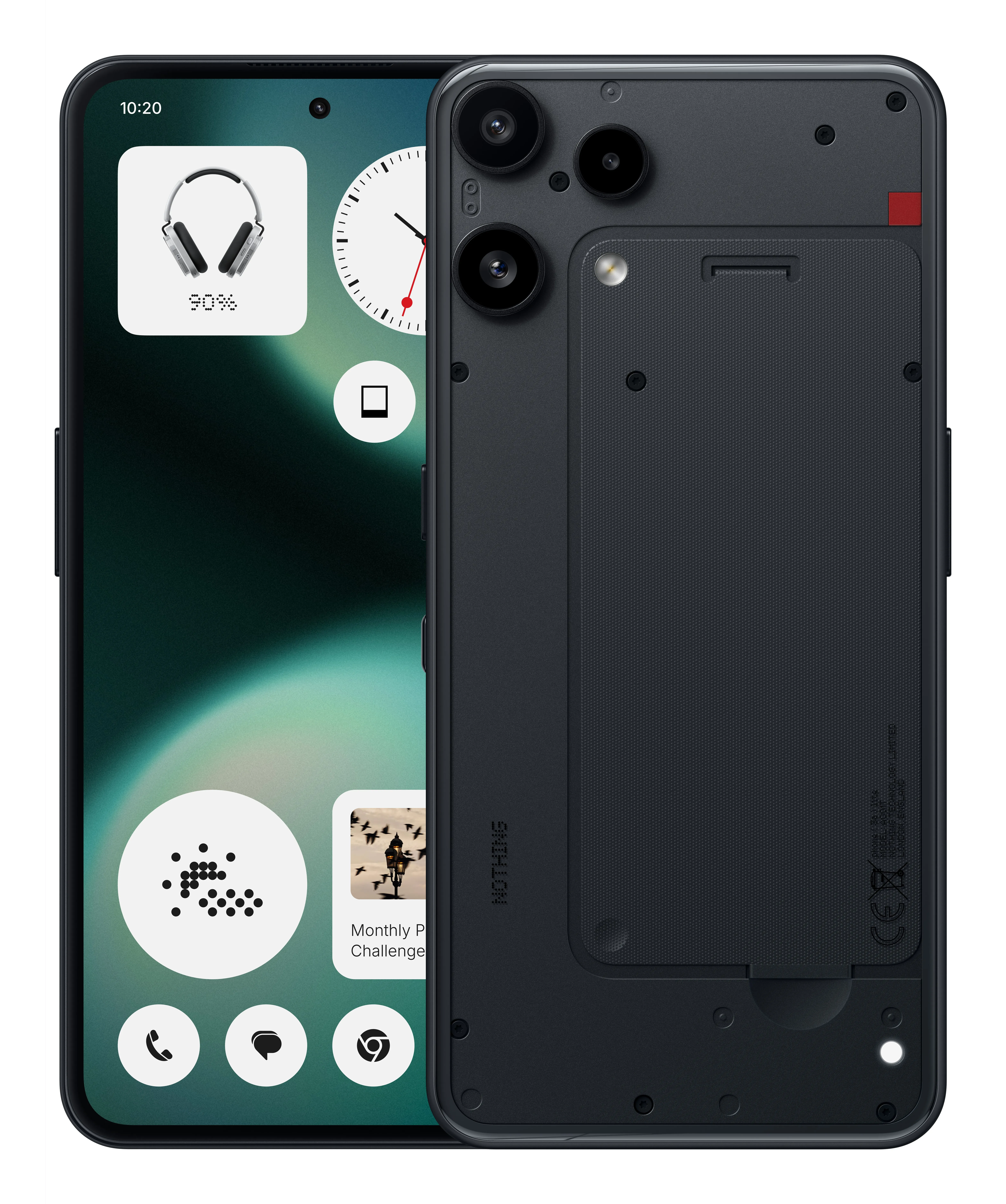 Nothing Phone (3a) Lite 8/128 Gt -puhelin, musta