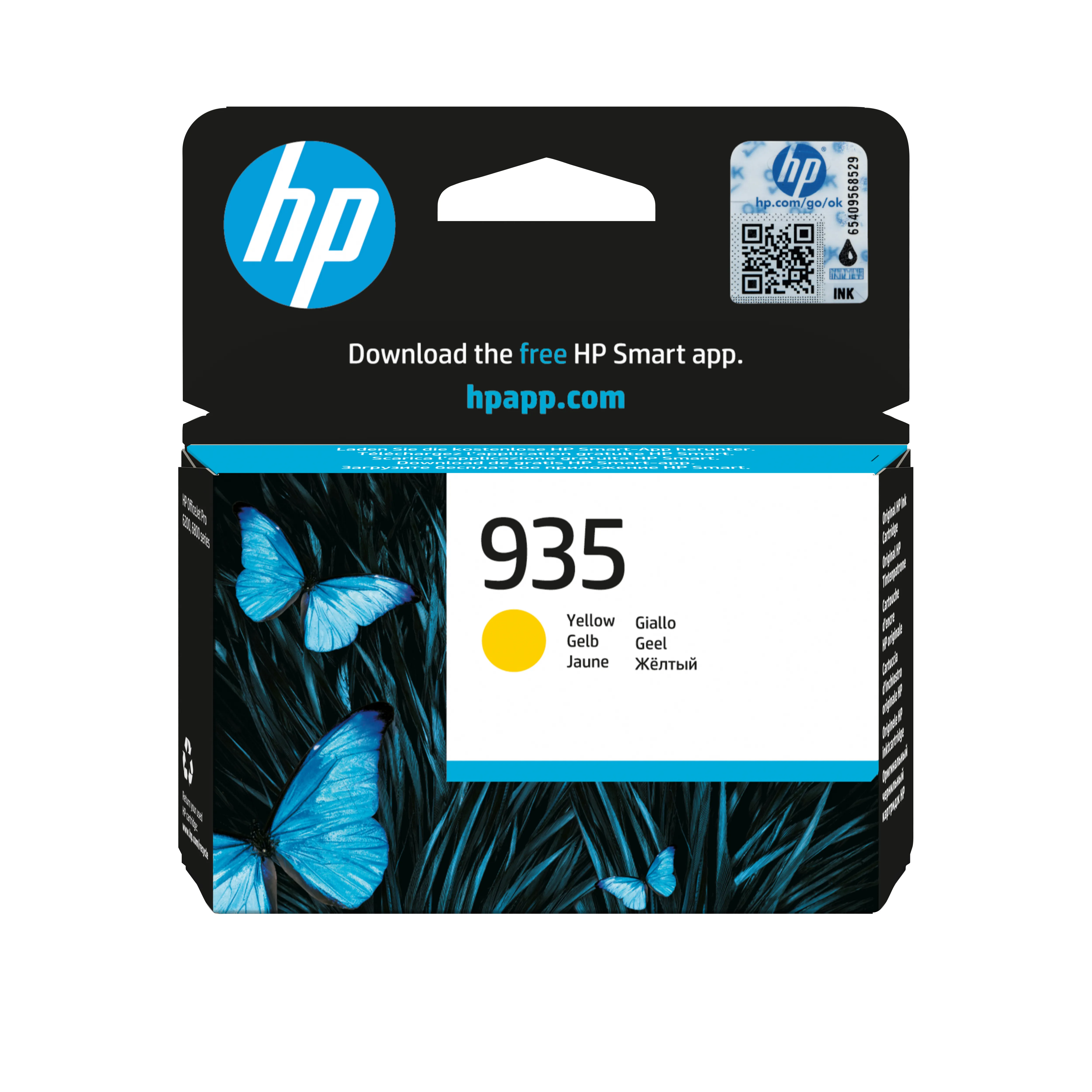 HP 935 Original Ink Cartridge (Yellow)