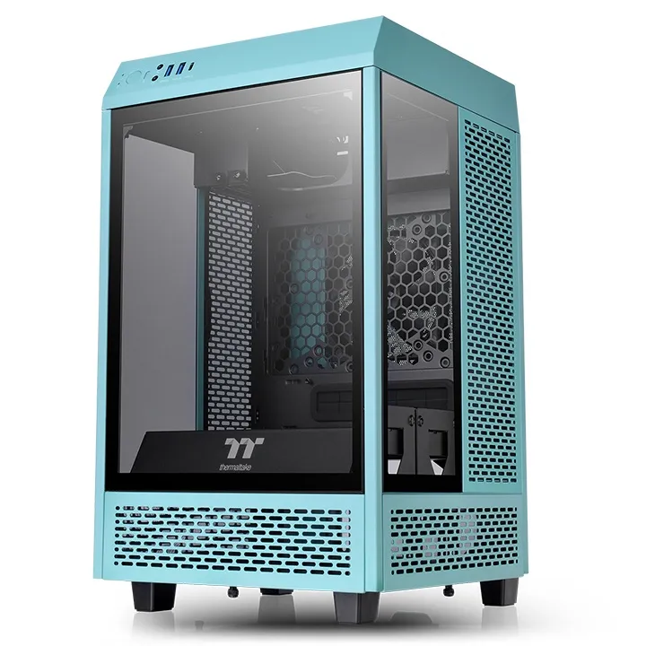 Thermaltake The Tower 100 - Mini Tower case, Turquoise