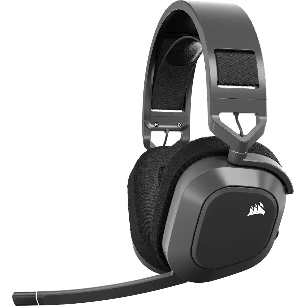 Corsair HS80 MAX tr&aring;dl&ouml;s gaming headset, steel gray